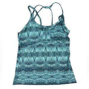 Marmot Swim Top Women’s Size Small Tankini Aqua‎ Teal Summer Lake Beach